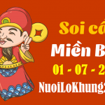 Soi cầu 247 dự đoán kết quả xổ số miền bắc ngày 1/7/2022