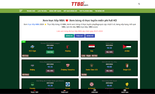 trực tiếp NBA