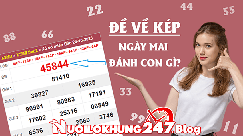 Đề về kép 44 hôm sau đánh con gì để trúng số