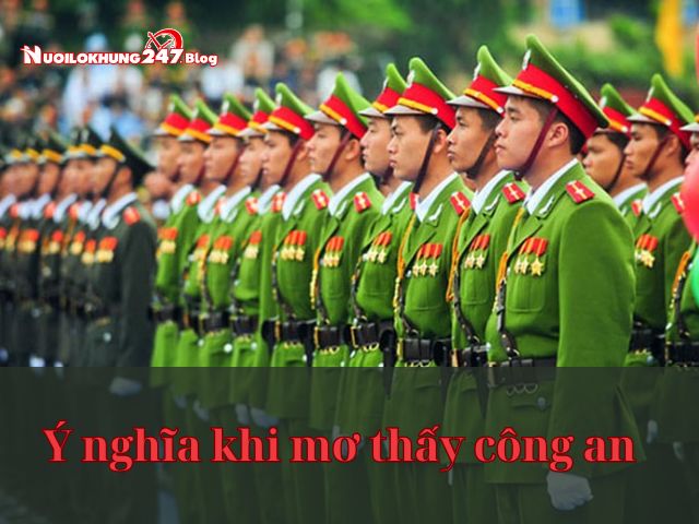 mơ thấy công an