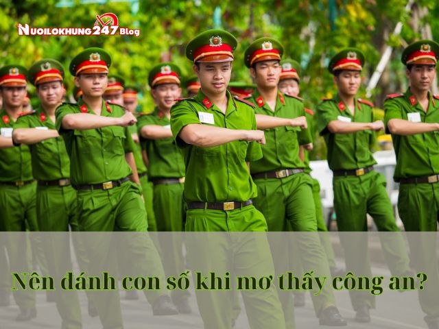 mơ thấy công an
