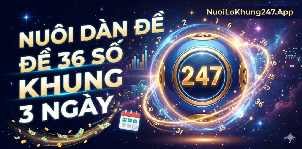 Nuôi dàn đề 36 số khung 3 ngày